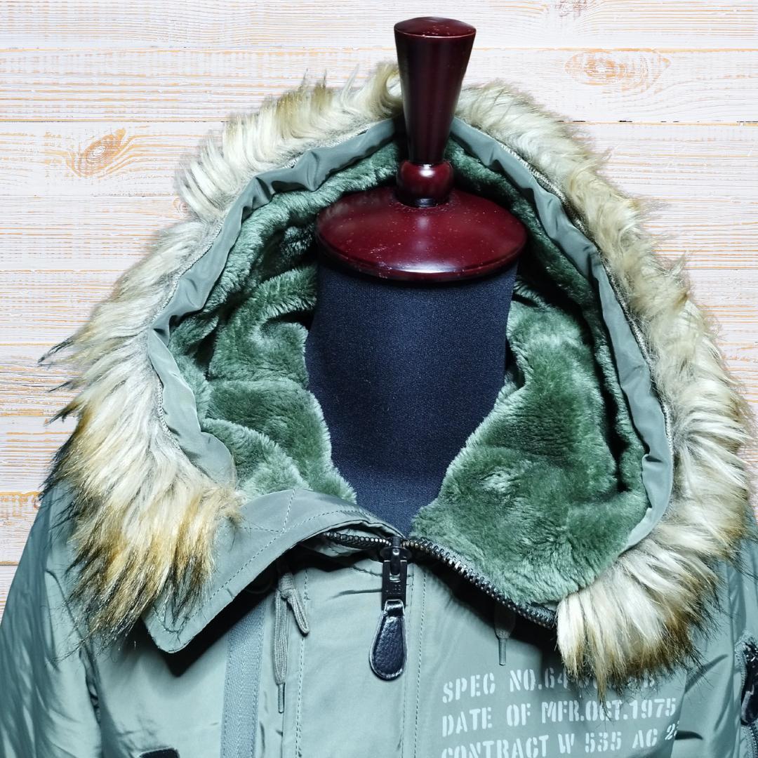 AVIREX N-3BフライトジャケットPX ステンシルファー付 6152219