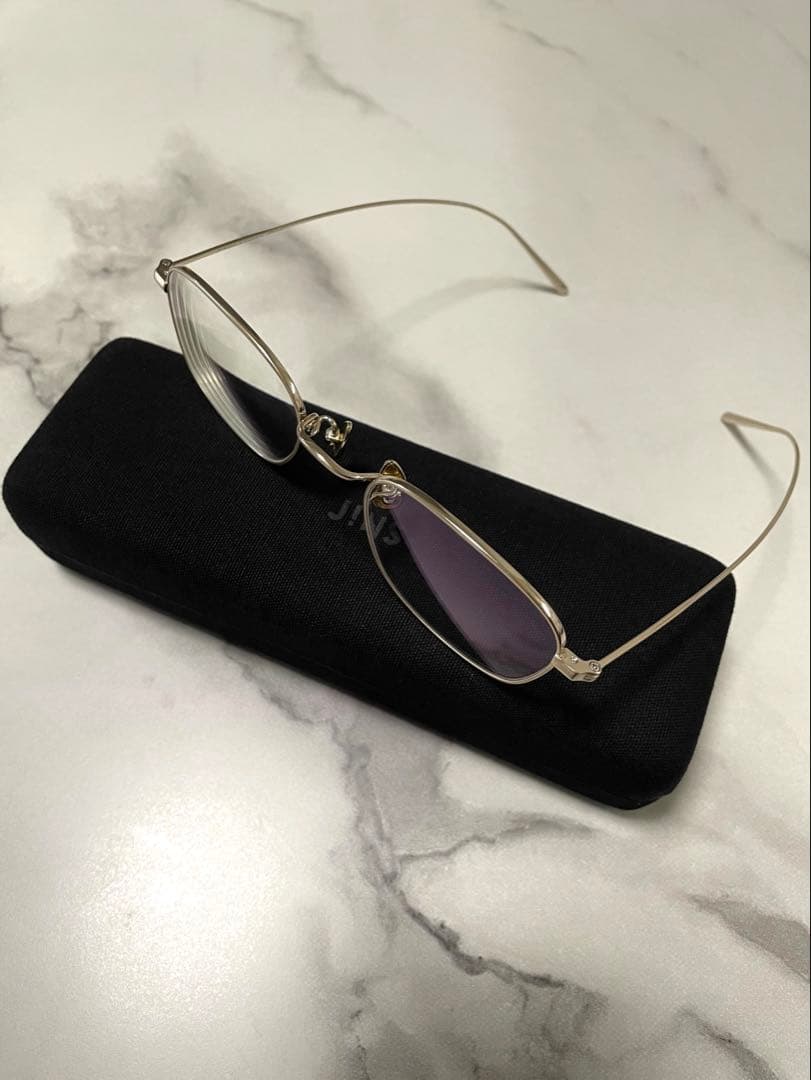 【JINS】廃盤品　チタンフレームメガネ