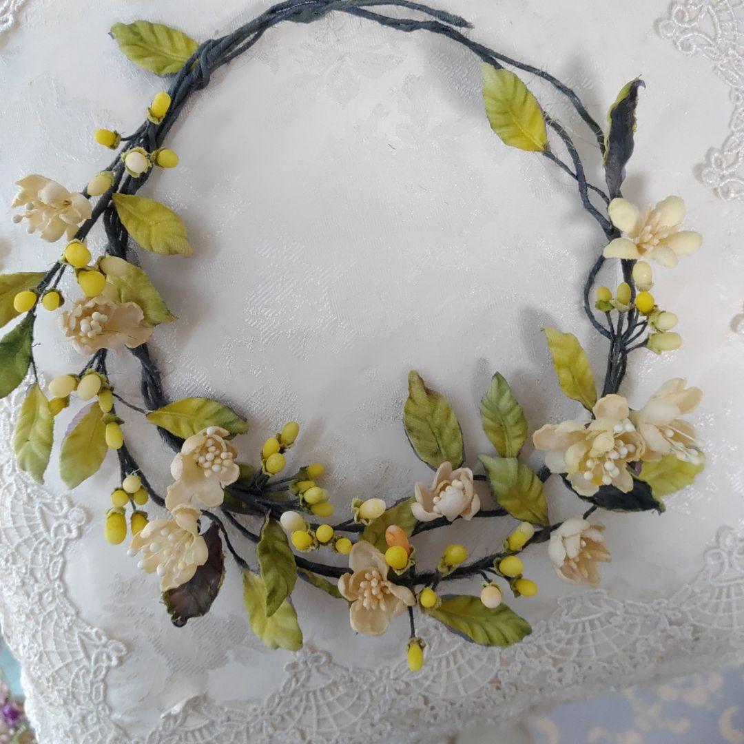 布花作品♡アンティークワックスフラワー