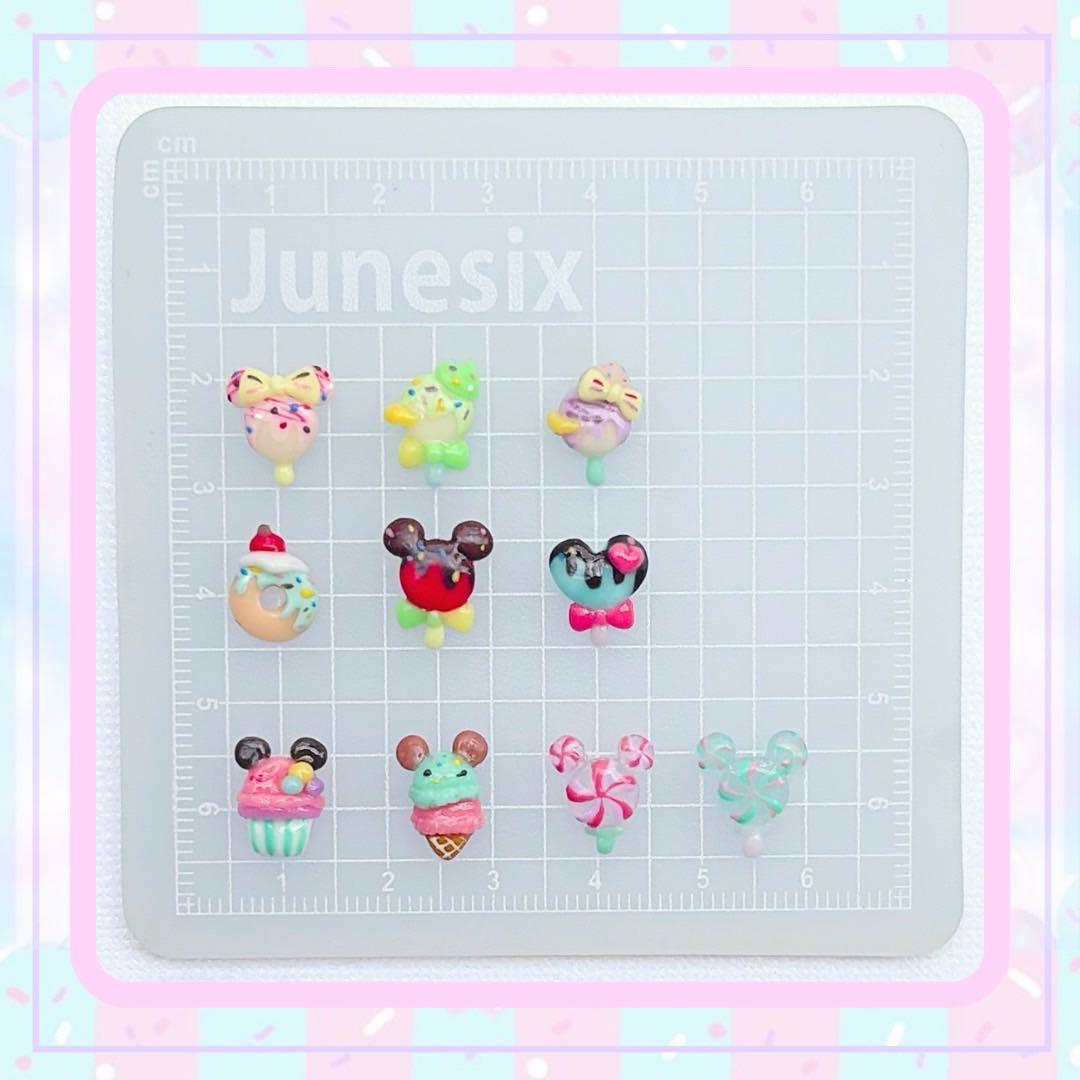 【newパーツ有り】パルパルーザ　ネイルパーツ　ヴァネロペ　3dパーツ　お菓子