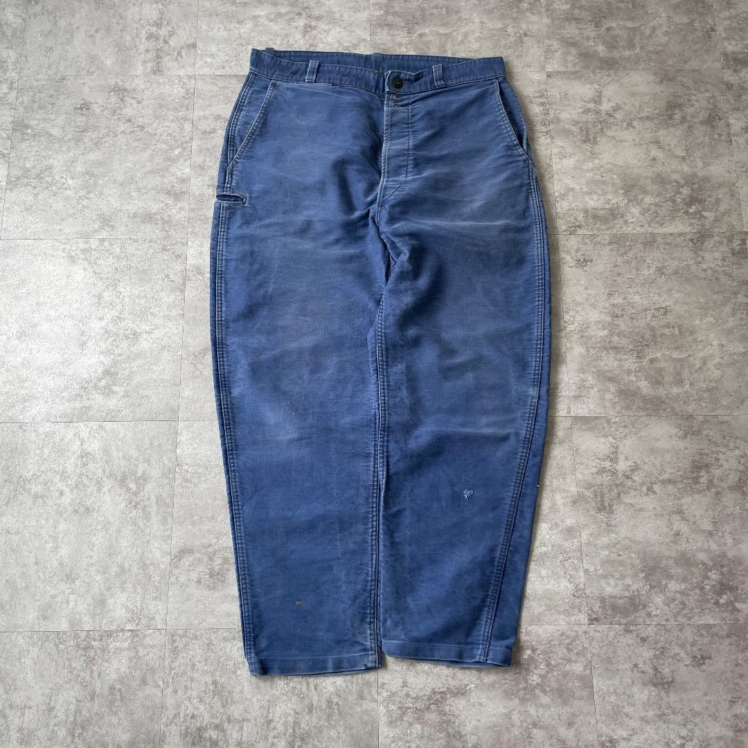 60s- Dubure&Deverchere モールスキン フレンチワークパンツ