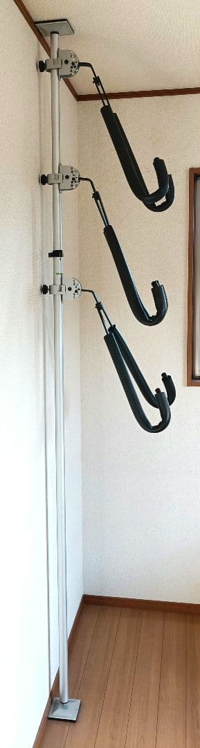 サーフボードラック 突っ張り式 3フック