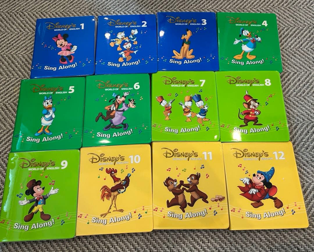 ディズニー英語システム【Sing Along】DVD 1-12 セット