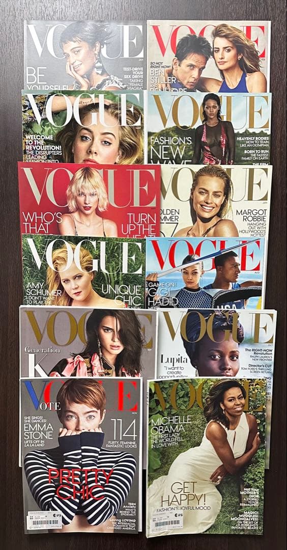 VOGUE US 2016年 12冊セット
