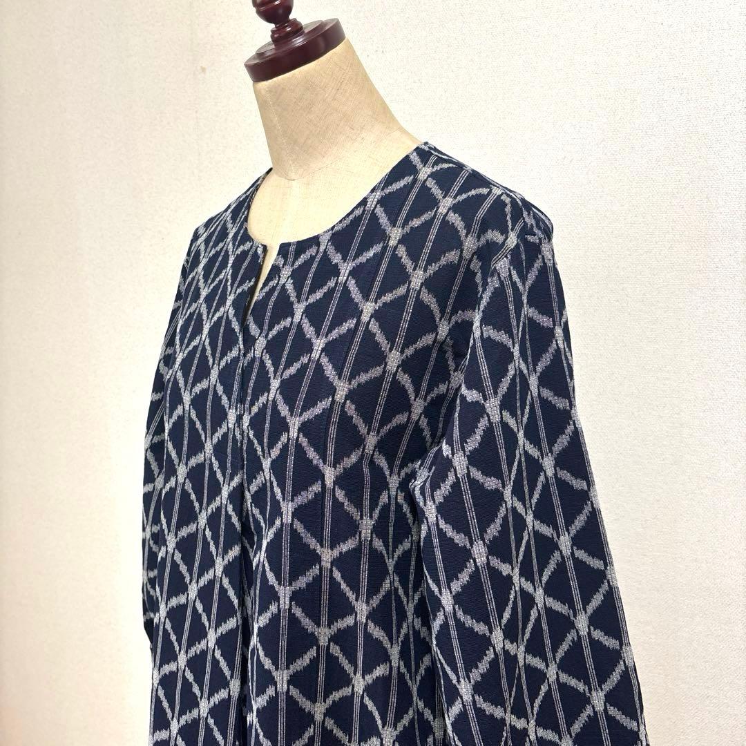 着物リメイク　筑紫ゆうき　ロングワンピース(297)