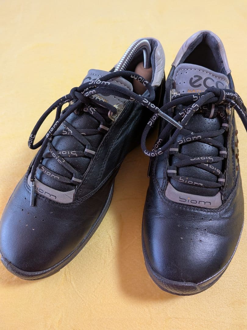 ecco biom ブラック ゴルフシューズ