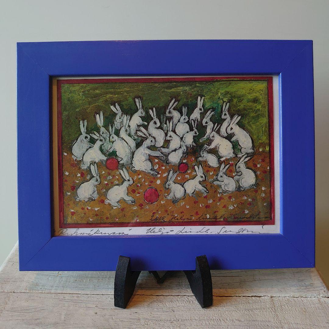 ヘルヤ・リウッコ・スンドストロム 直筆サイン入り 額装済みポストカード