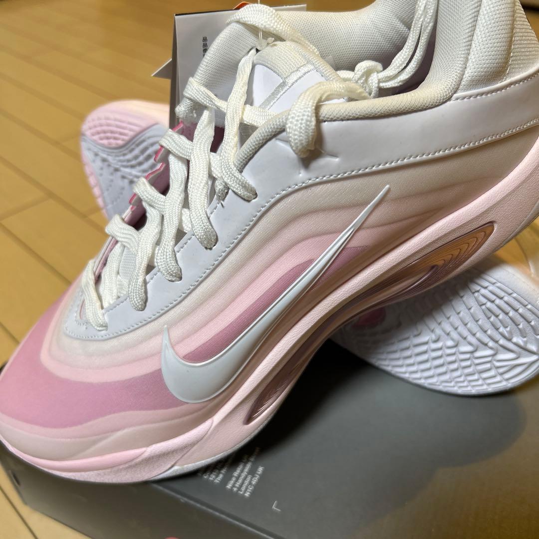 Nike A One バスケットボールシューズ ピンク/ホワイト