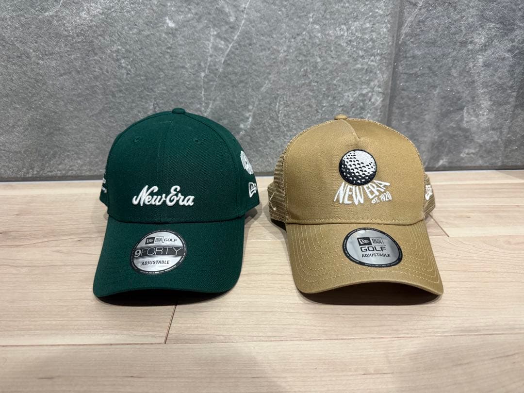 ニューエラ　ゴルフキャップ　2点まとめ売り