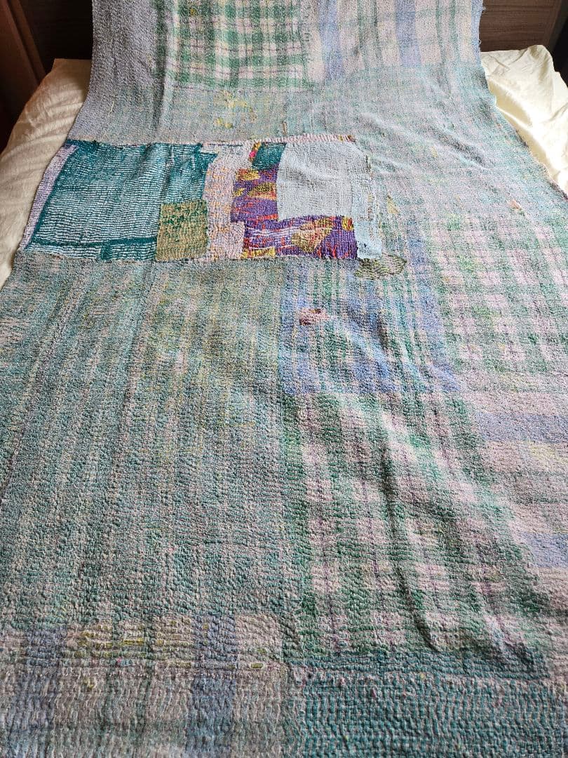 ヴィンテージラリーキルト　カンタキルト ヴィンテージキルト ヴィンテージカン③