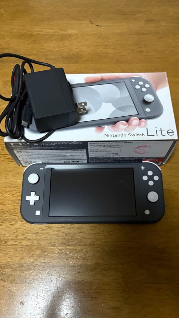 Nintendo Switch Lite グレー　本体・箱・充電器付き（美品）
