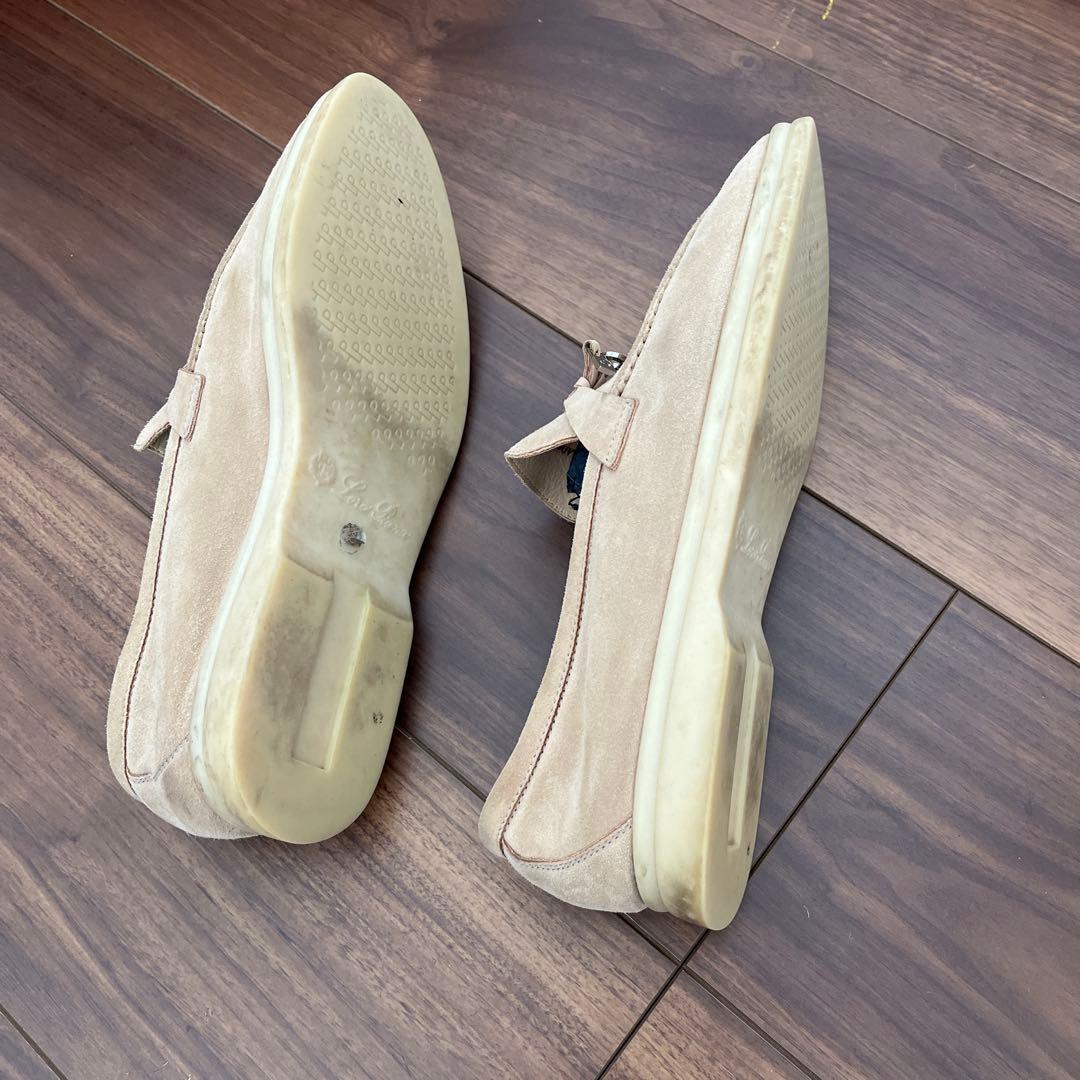 ロロピアーナ　サマー・チャーム・ウォーク・モカシン　ベージュ