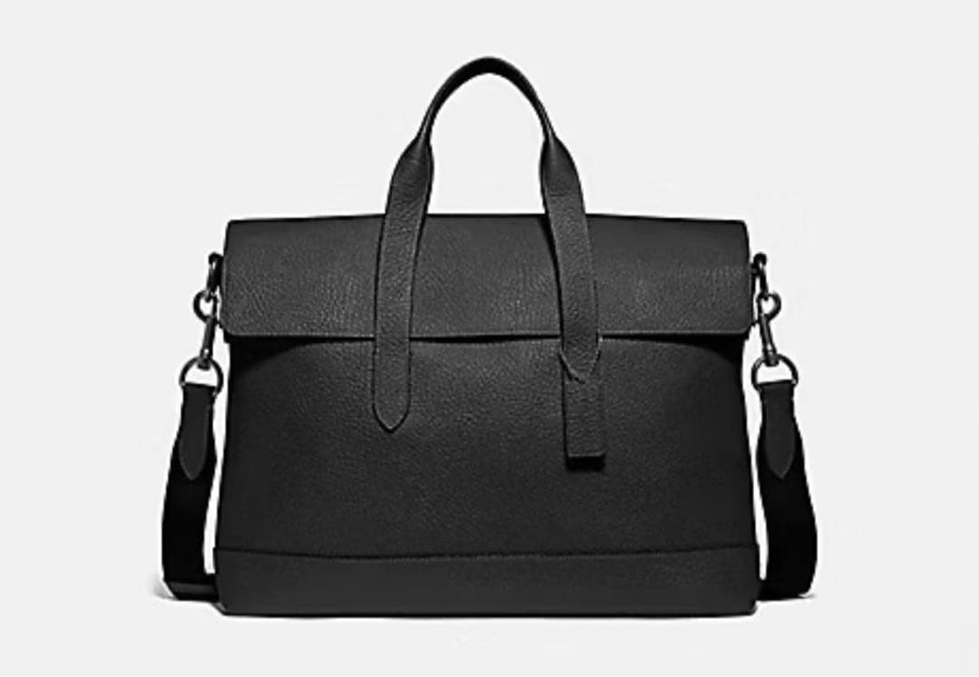 【新品・未使用】コーチ ビジネスバッグ 2way ハミルトン レザー 黒