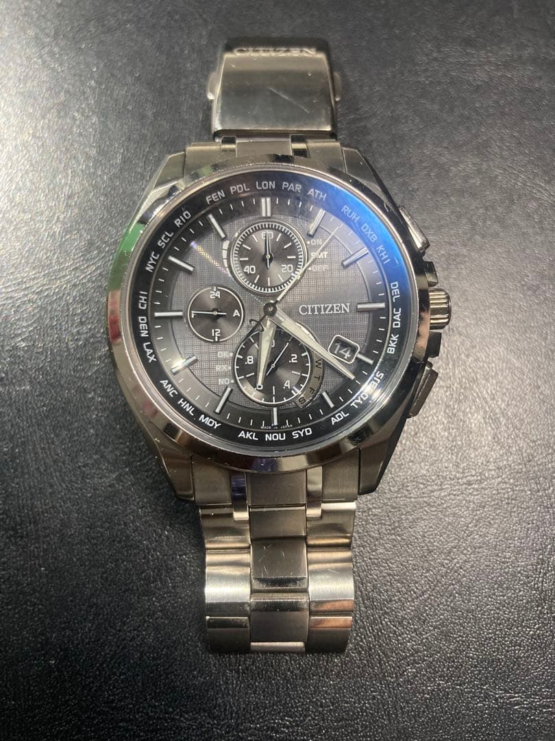 アテッサ ATTESA エコ・ドライブ 電波時計ビジネス防水AT8040-57E