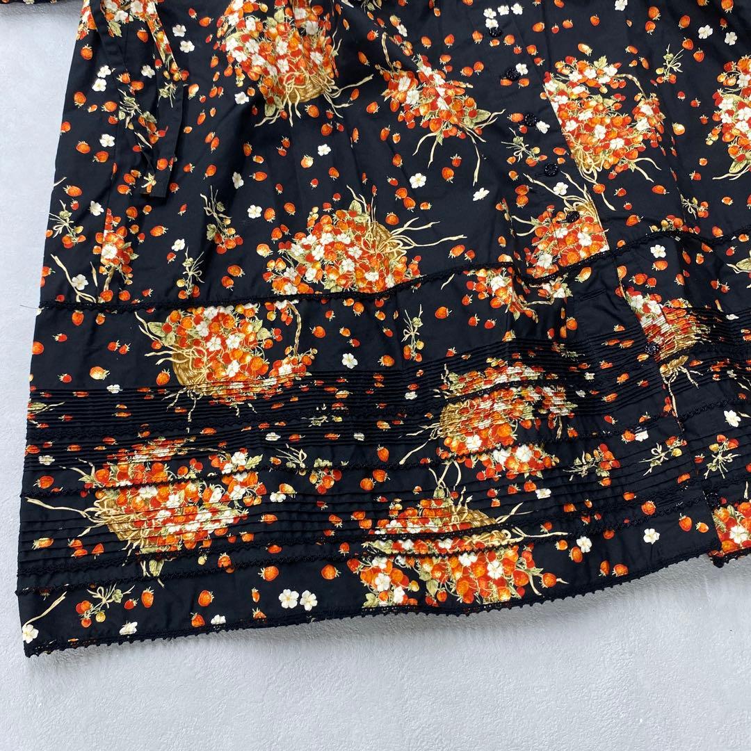 T669◯ PINKHOUSE ピンクハウス いちご柄 ワンピース