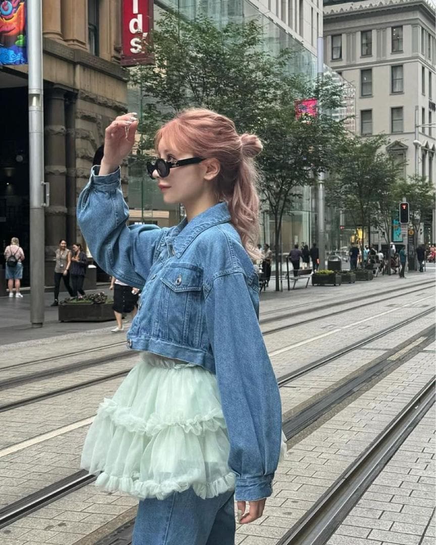 TreatUrself バレリーナフェアリーチュールペプラムトップス