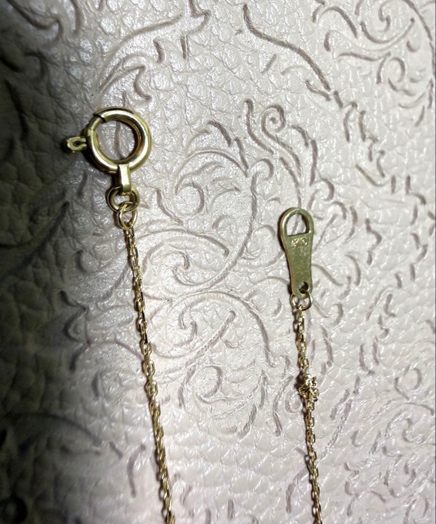 agate パールネックレス　K10 YG