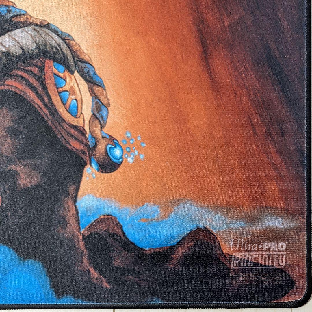 【未使用】マナ漏出　世界限定100枚プレイマット　＆　ピンズ　セット