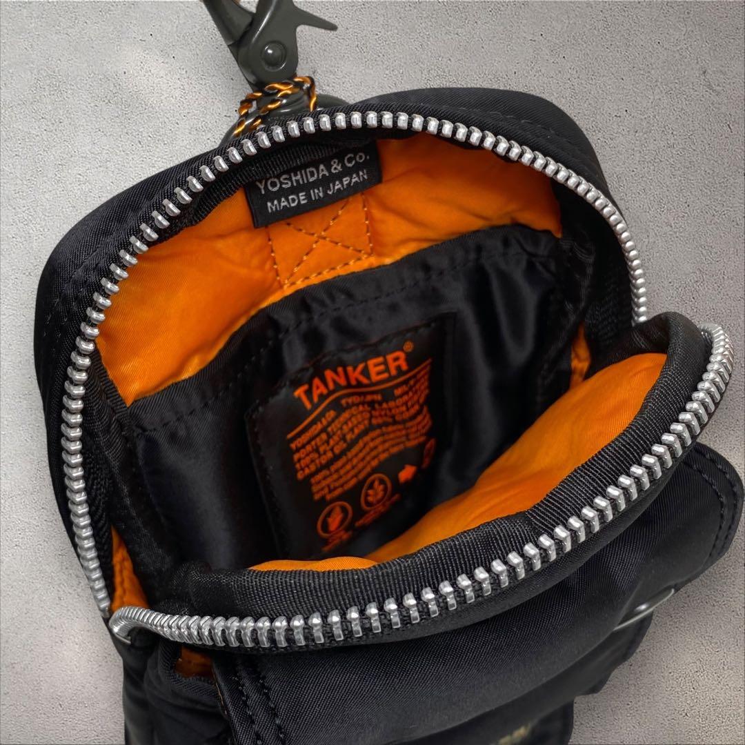 新品 PORTER タンカー モバイルポーチ ポーターブラック ポーチ 黒