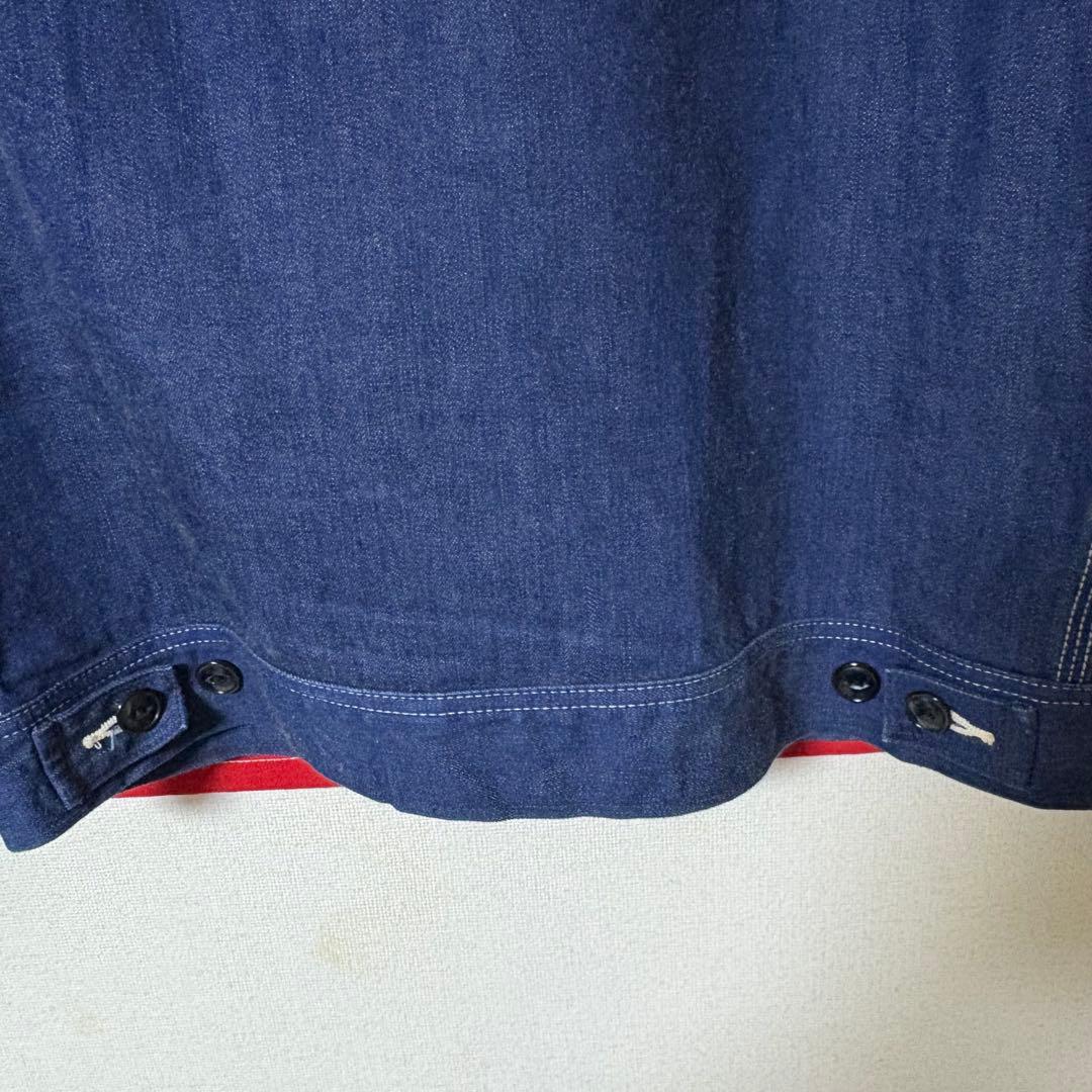 Lee 91-B デニムジャケット L 真紺 TALONジップ 猫目ボタン