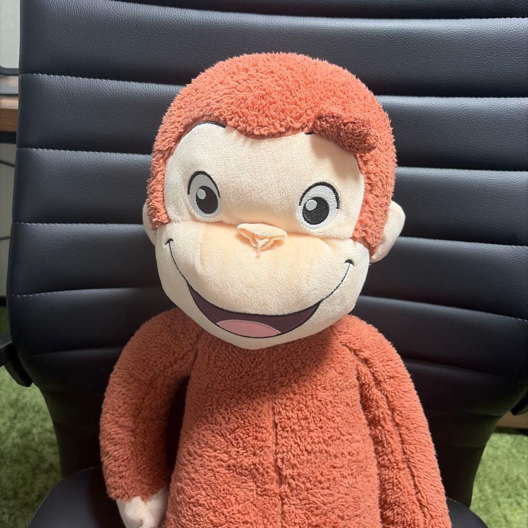 おさるのジョージ ぬいぐるみ 約40cm