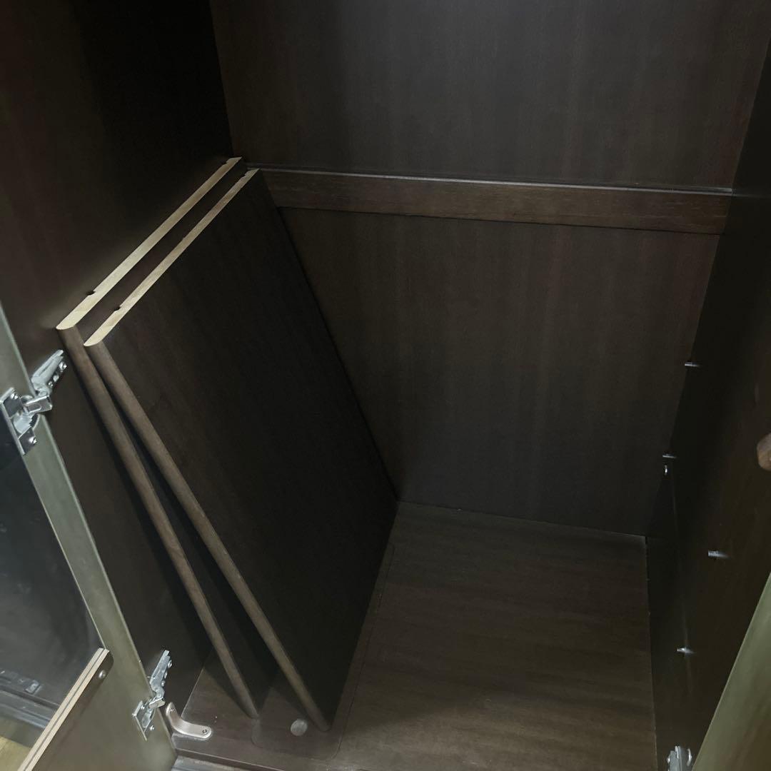 婚礼家具 ワードローブ 洋服タンス 大塚家具 両開き たのメル便 棚板高さ調節可