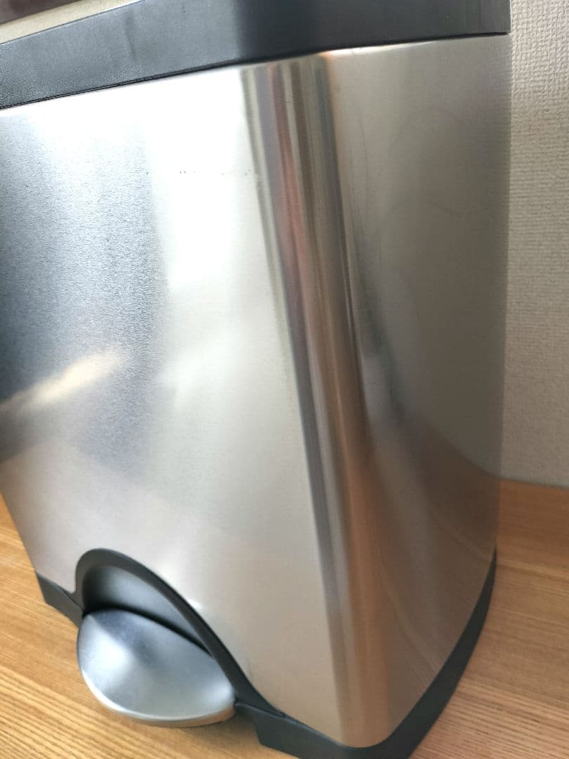 美品 simple human ステンレス ゴミ箱 30L