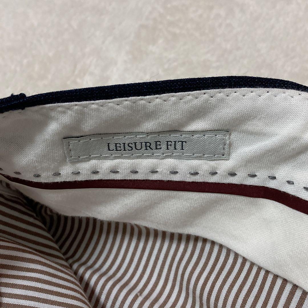 ブルネロクチネリ スラックス タック入り ウール イタリア製 NVY 46