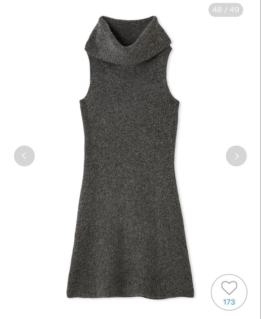 SNIDEL ニットワンピース　カーディガン　セットアップ