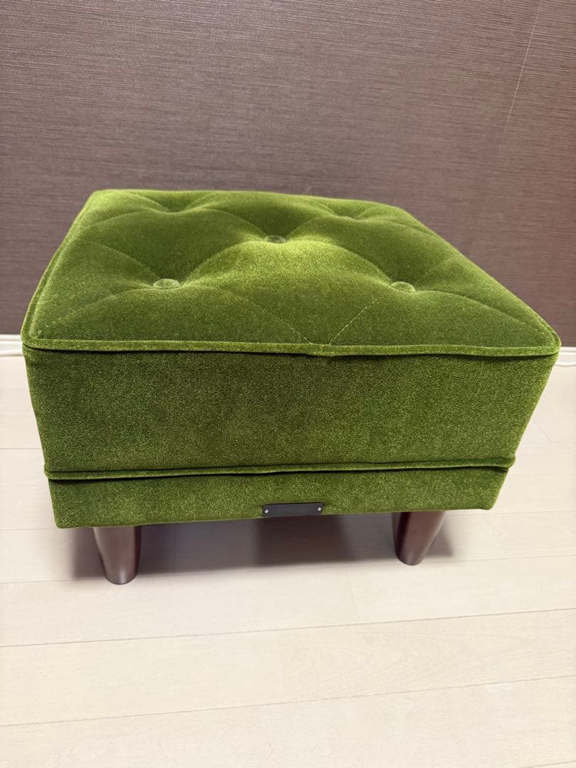 KARIMOKU60 カリモク　オットマン モケットグリーン