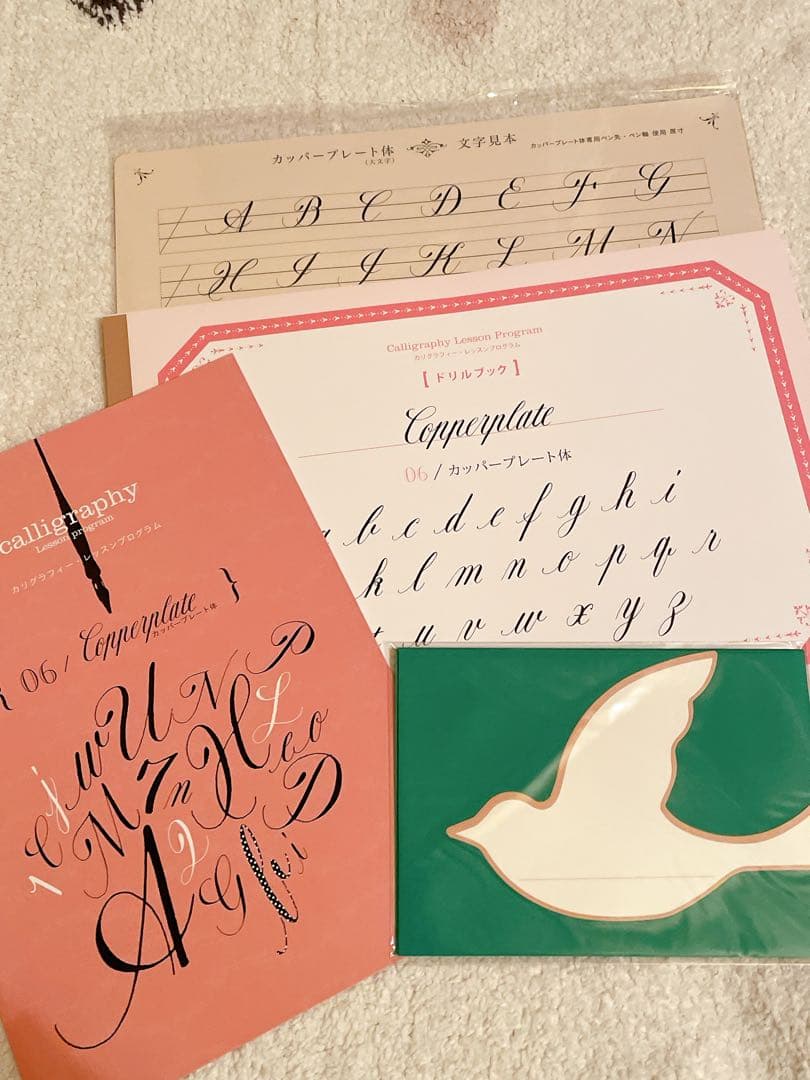 カリグラフィー レッスン 全種セット フェリシモ