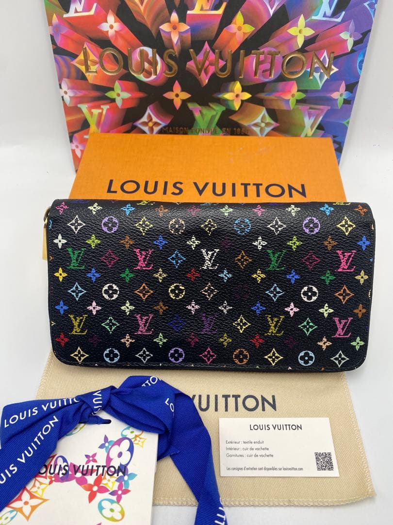 ルイヴィトン 長財布 モノグラム・マルチカラー ジッピーウォレット M60243