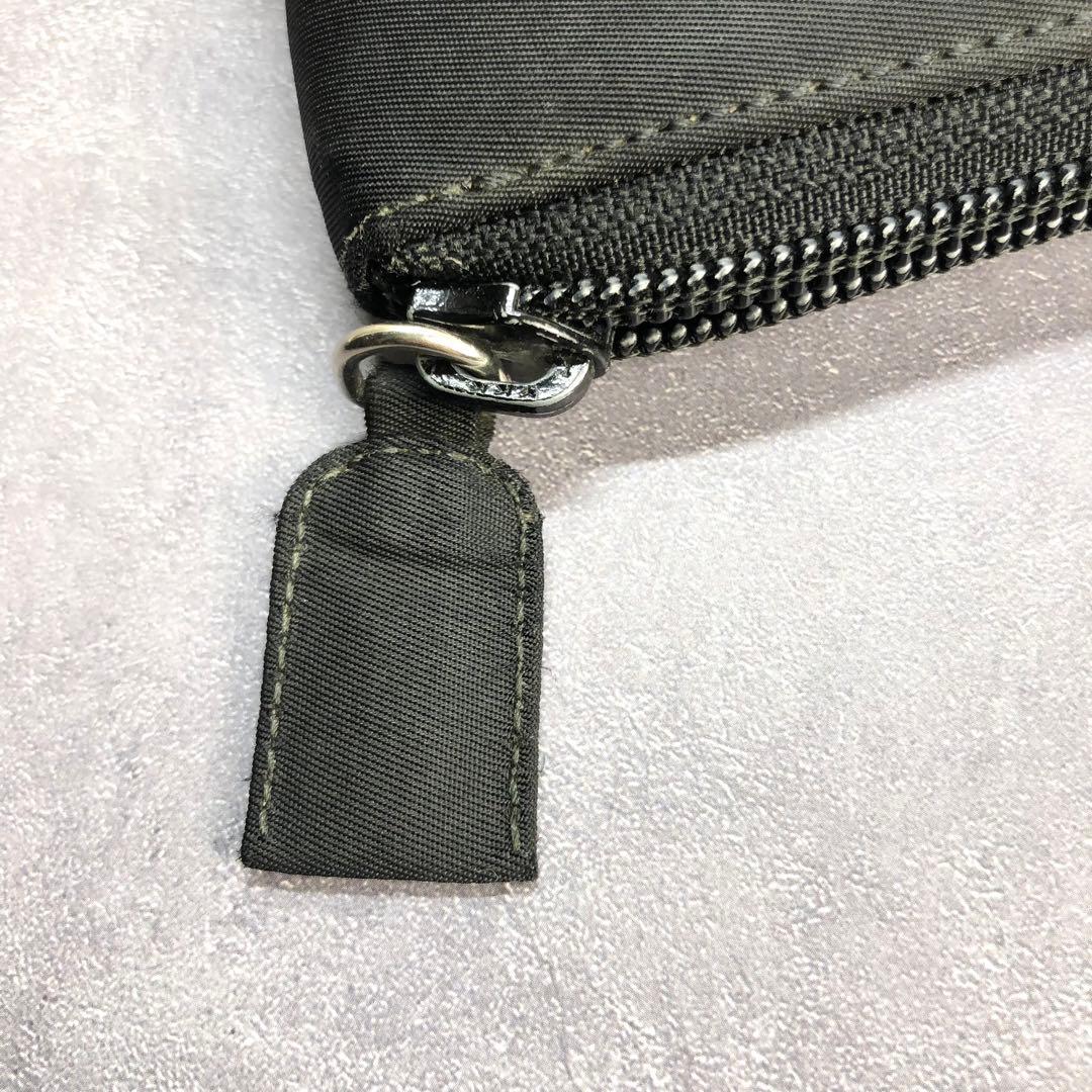 小物 PRADA Nylon Triangle Logo Long Wallet