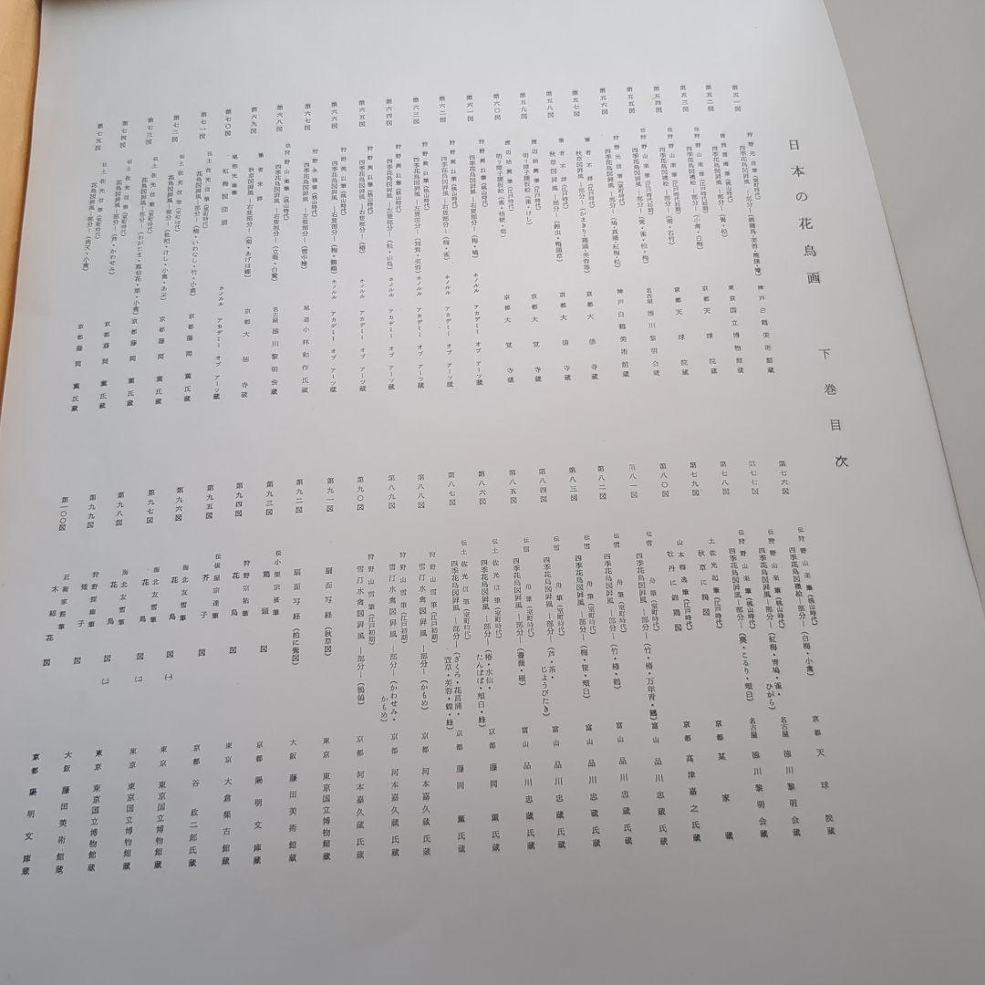 日本の花鳥画　光琳社出版刊