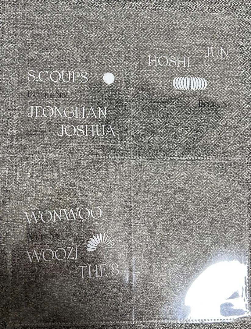 ホシSEVENTEEN Face the sun トレカ ポスカ コンプリート