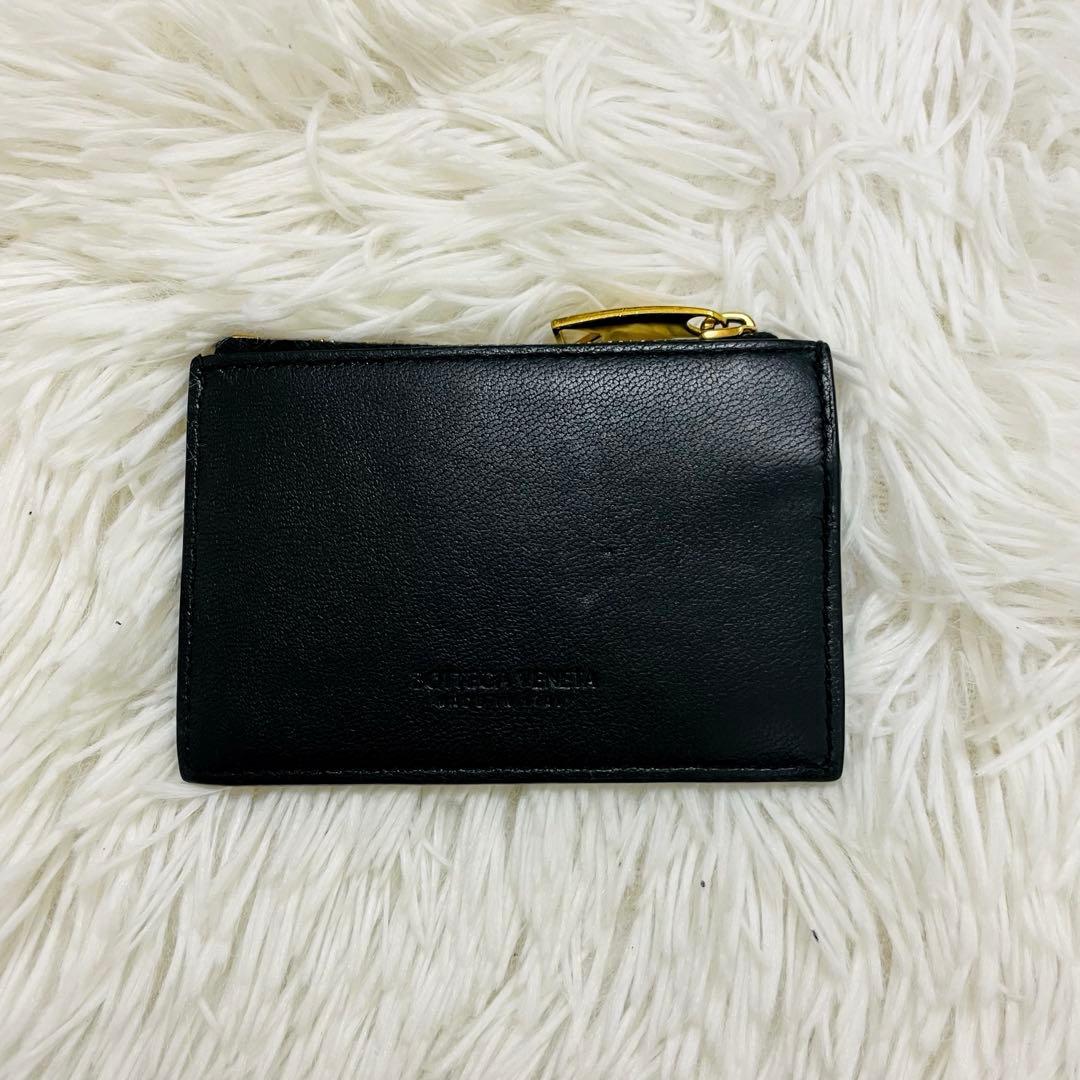 極美✨ボッテガ✨ケース キーリング付き カセット レザー ブラック