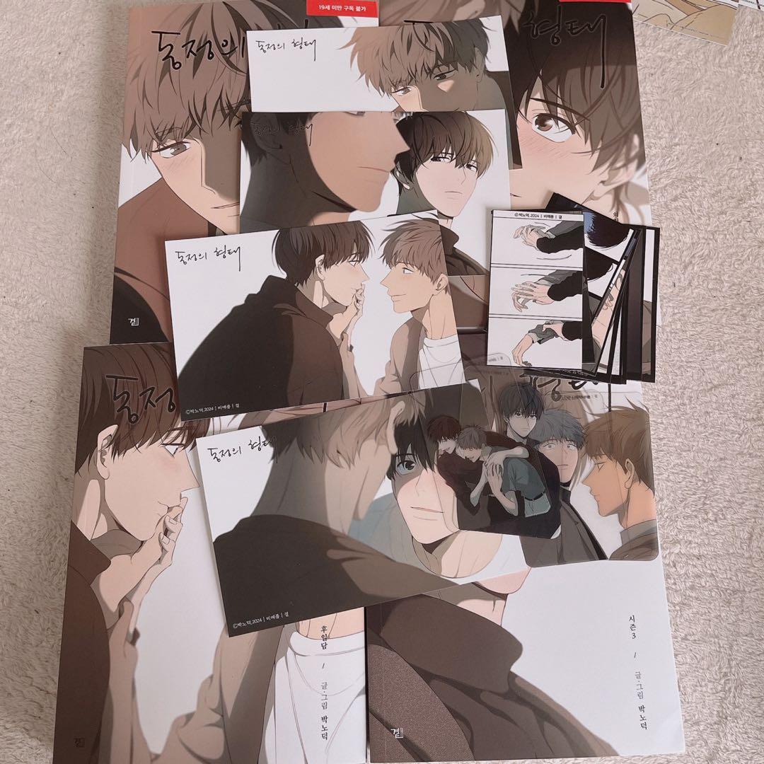 韓国BL 同情のカタチ 韓国語版 単行本 4巻セット 特典付き