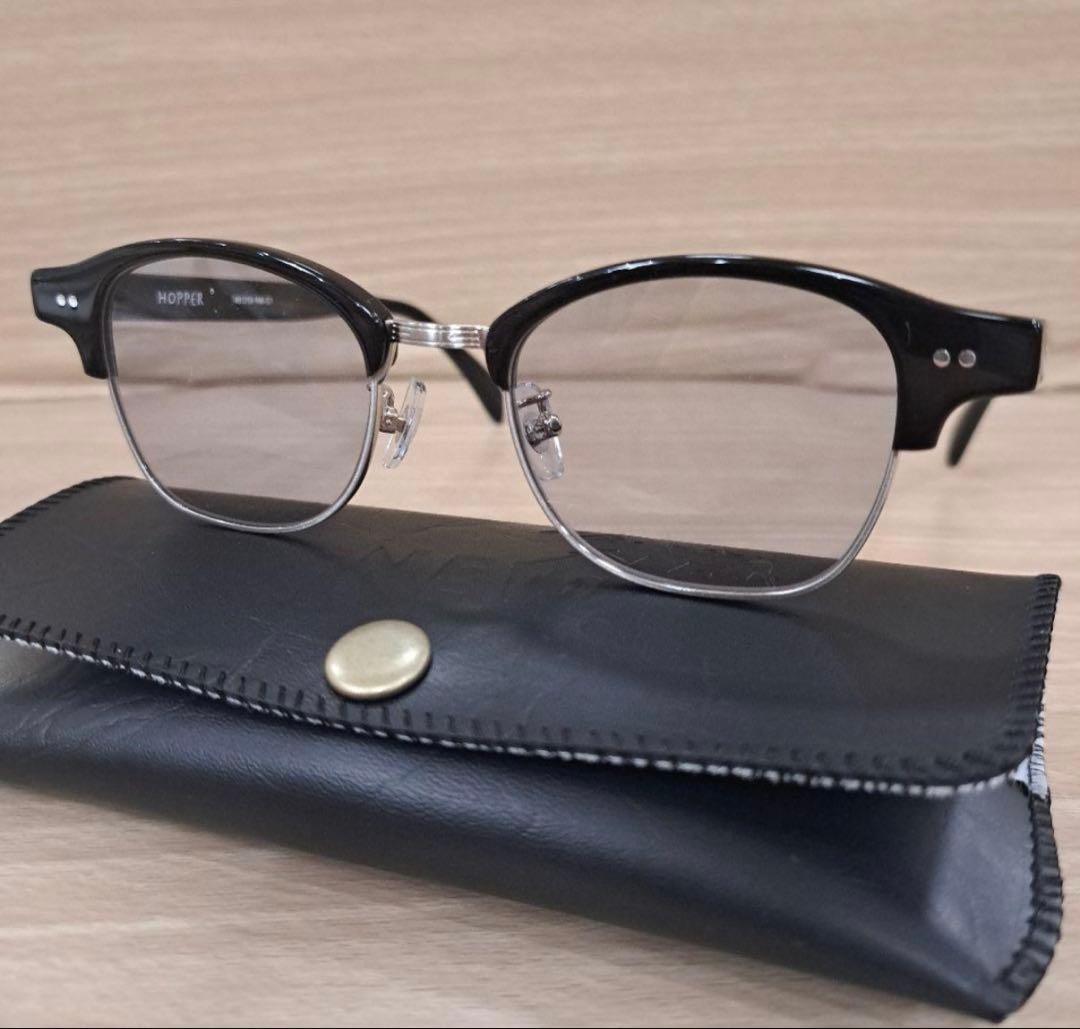 NEW. サングラス HOPPER ブラック ブロータイプ