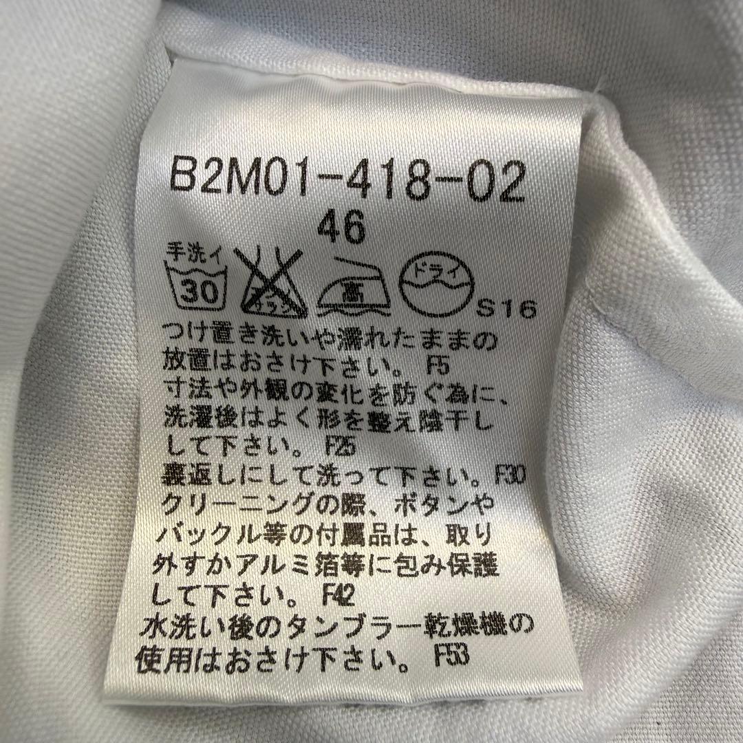 美品 BURBERRY バーバリー コットンシャツ ホワイト ノバチェック 46