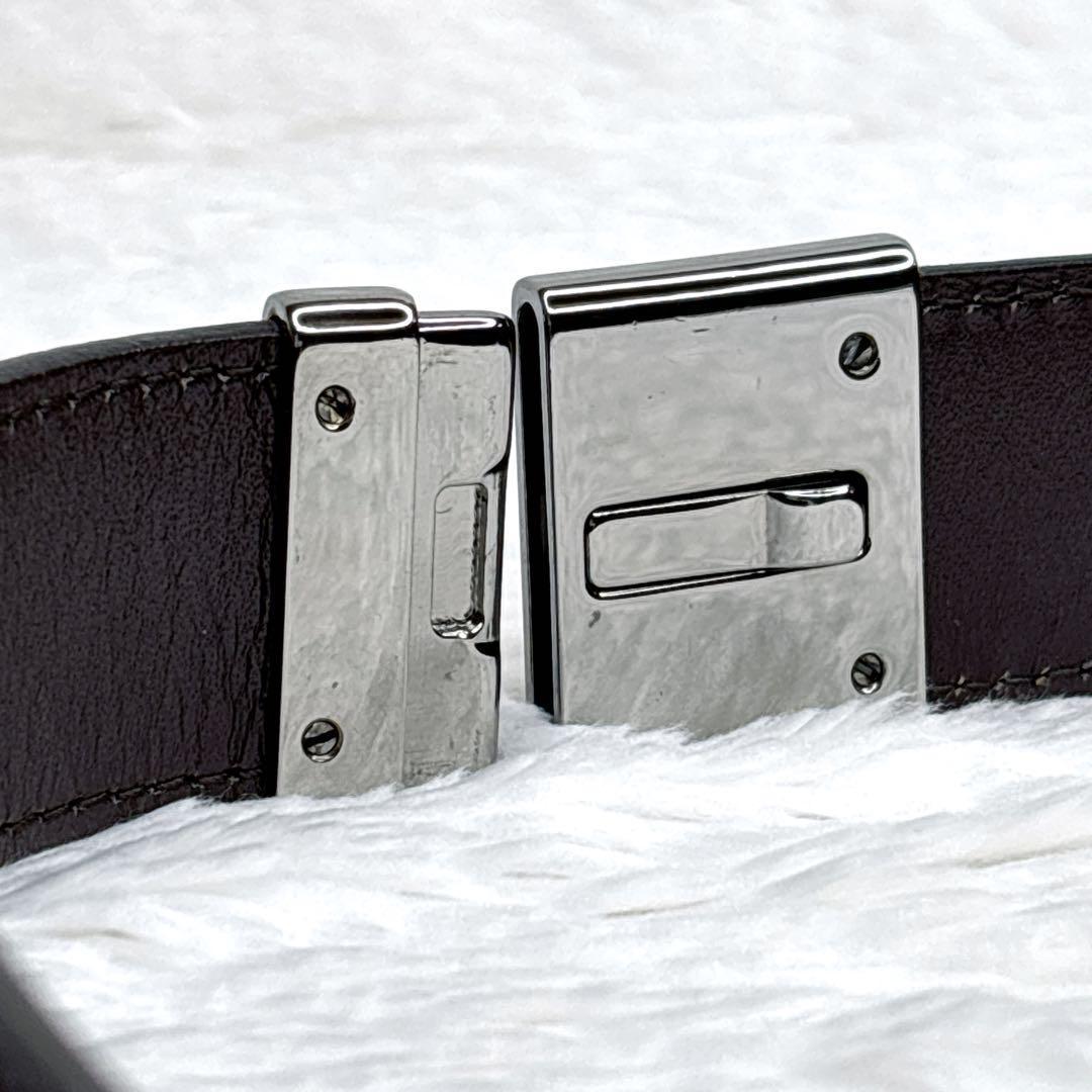 一級品✨GUCCI グッチ ホースビットベルト　シルバー金具　イタリア製