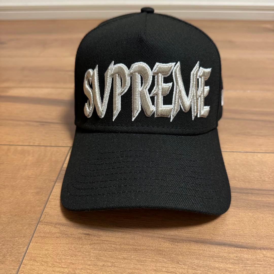帽子 supreme SharpSpellout Adjustable New Era