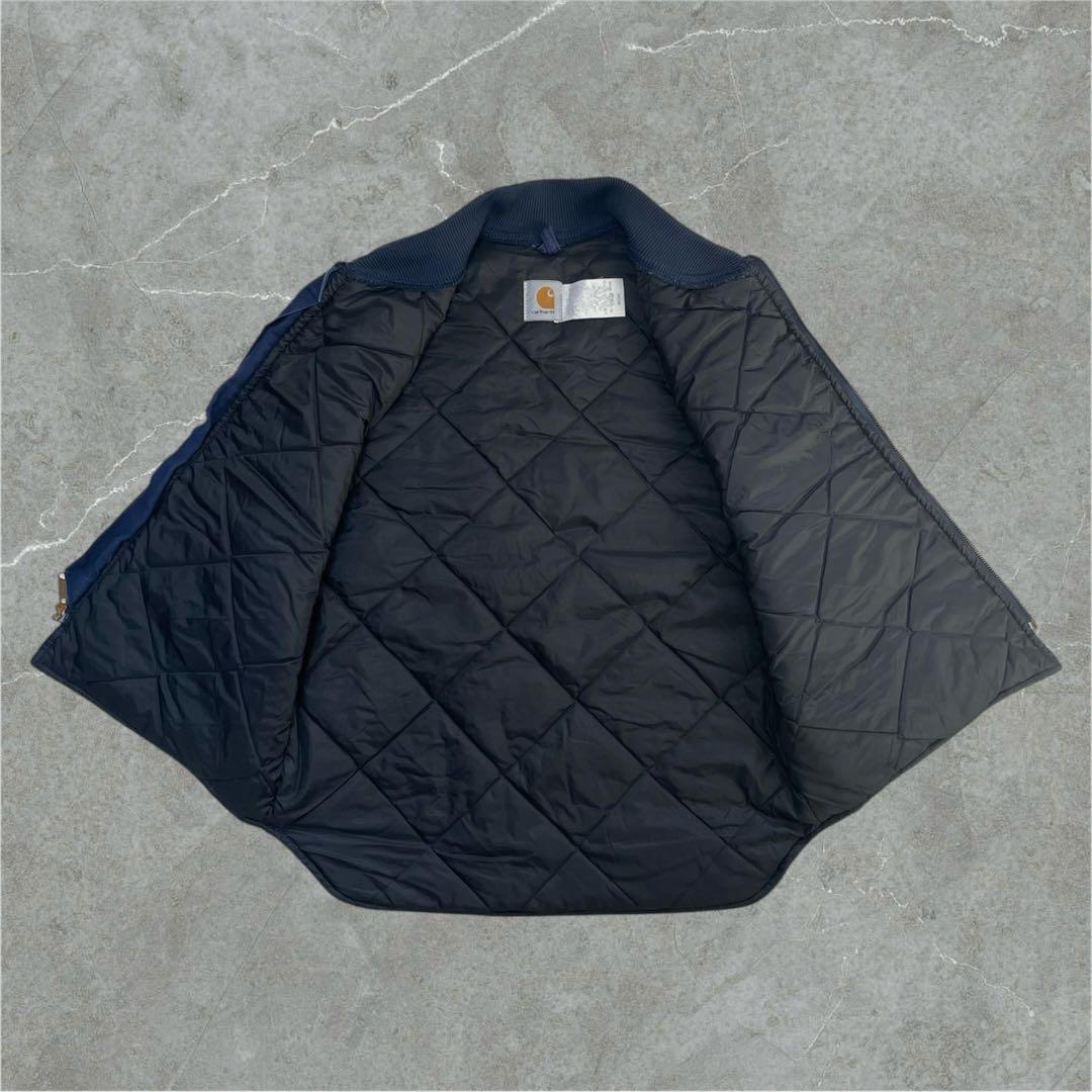 美品 90s USA製 カーハート ダック ベスト 腰ゴム Stussy別注 L