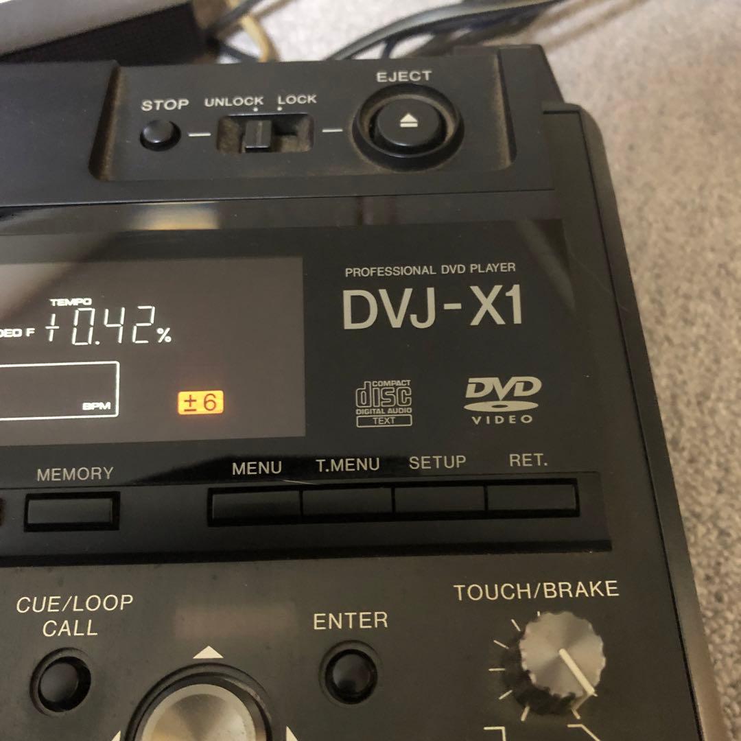 Pioneer DVJ-X1 DVDを映像ごとスクラッチできます　モニター付き