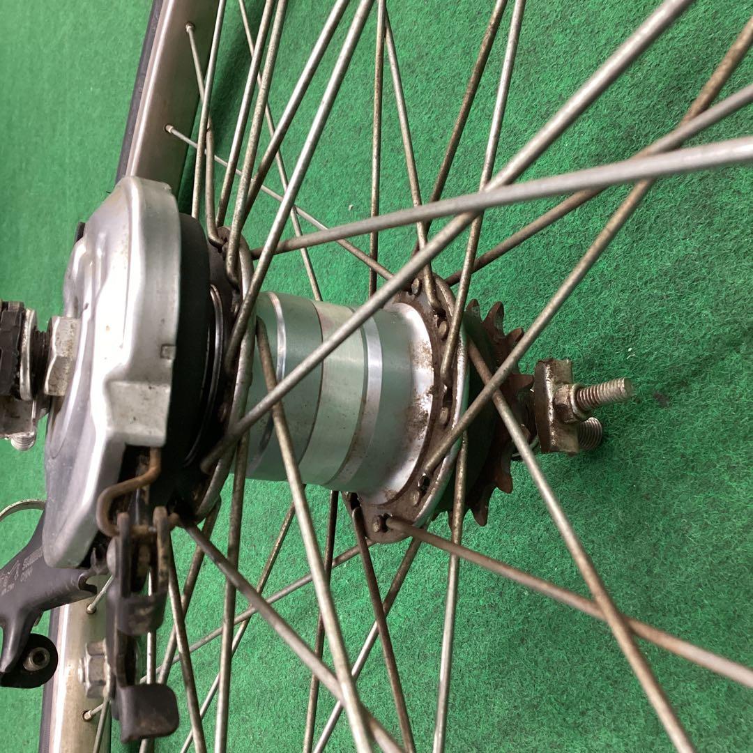 ステンレスリム　後輪 26インチ 内装3段 ローラーブレーキ 電動アシスト自転車