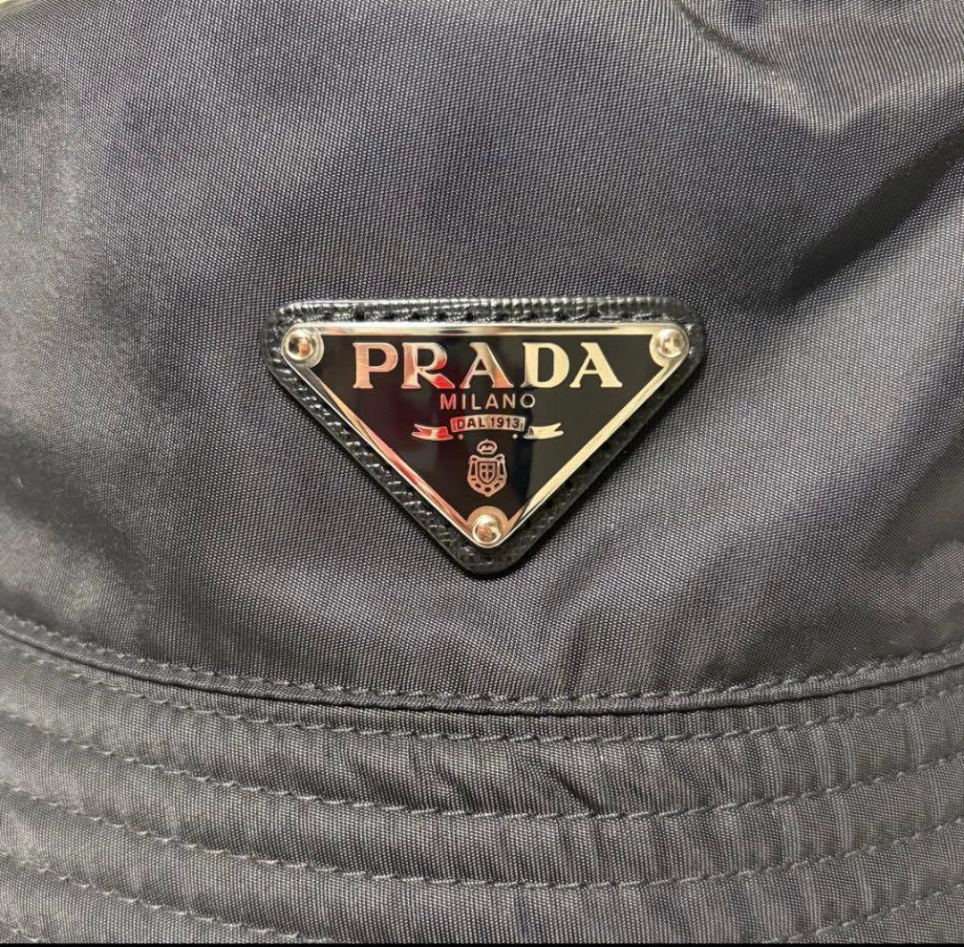 美品 PRADA バケットハット