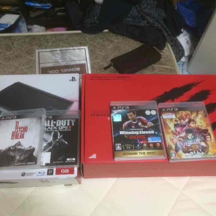 ps3とソフトとアーケドコントローラ