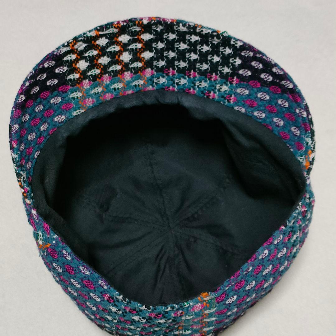 CHANEL　キャスケット　帽子　ツイード