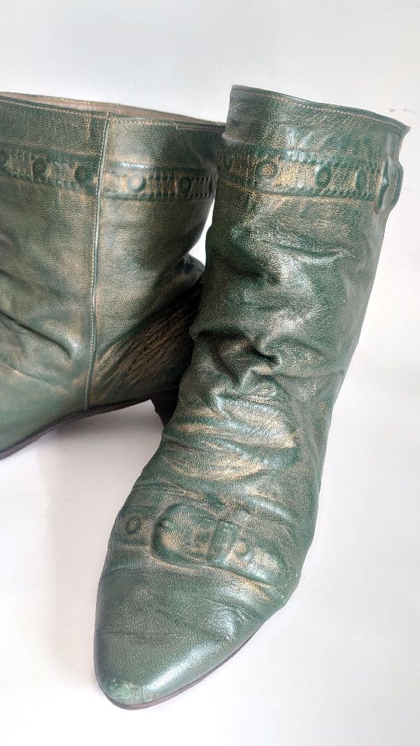 ミハラヤスヒロ 炙り出し ブーツ 2004AWコレクション アーカイブ