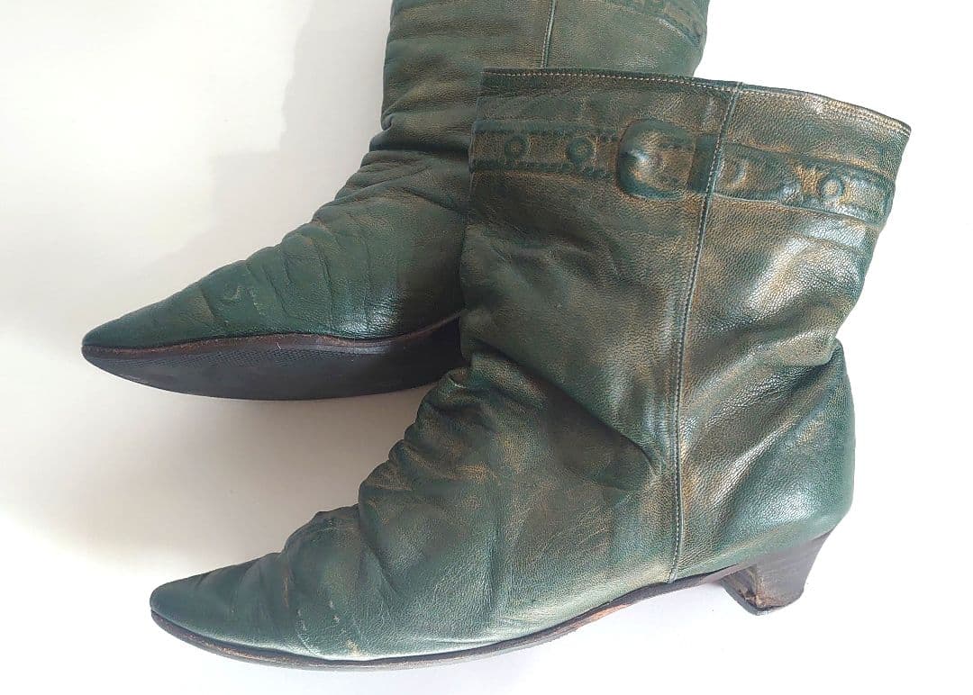 ミハラヤスヒロ 炙り出し ブーツ 2004AWコレクション アーカイブ