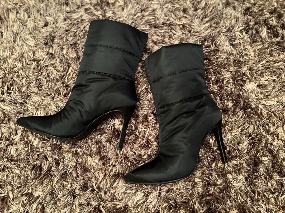 ダイアナ　キルティングブーツ23.5cm